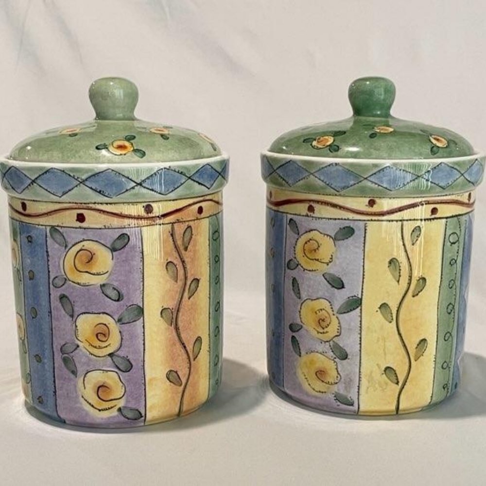 2 Sweet Shoppe By Sakura Sugar Canister By Sue Tipkin